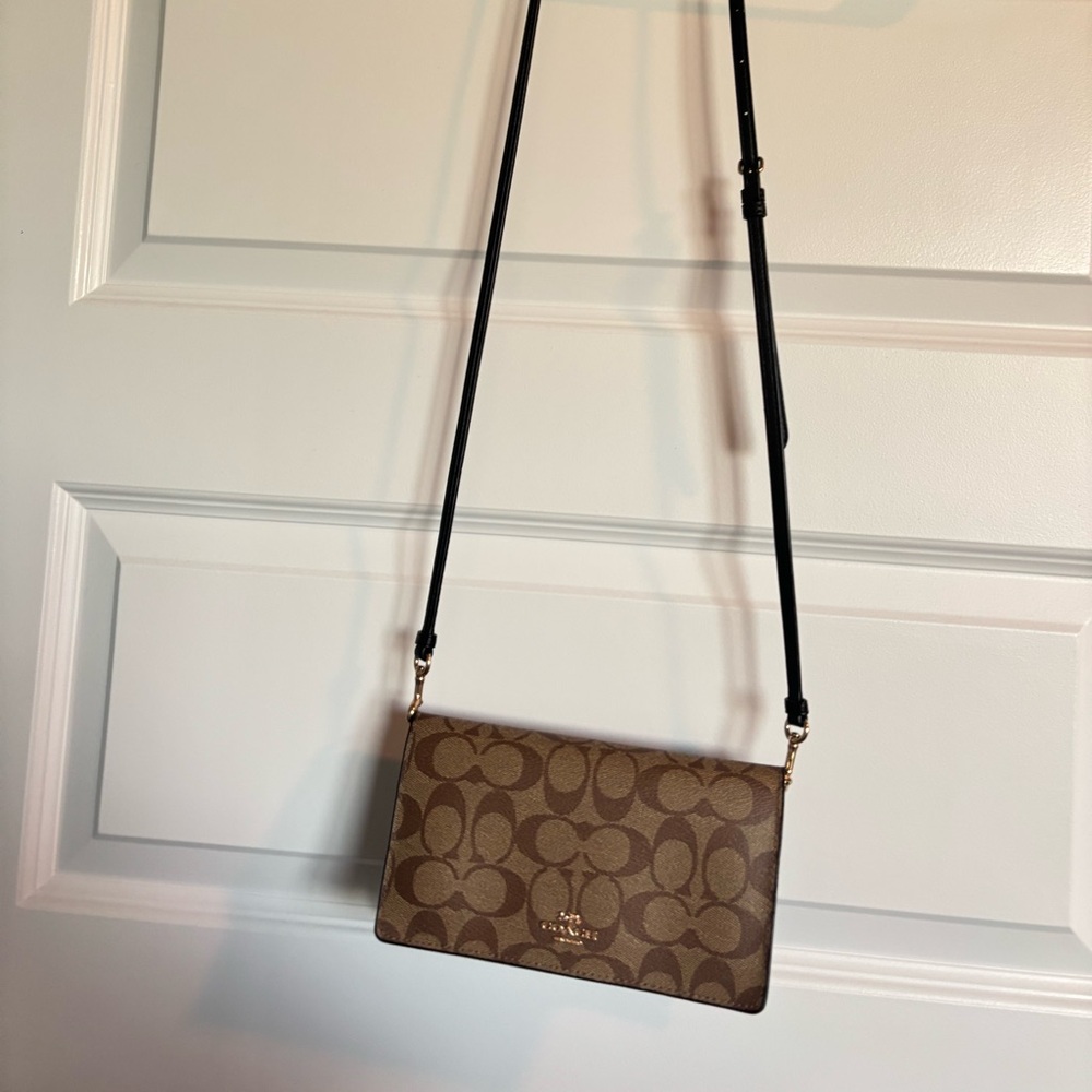 Coach Anna Foldover Crossbody Clutch - Picture 2 of 5